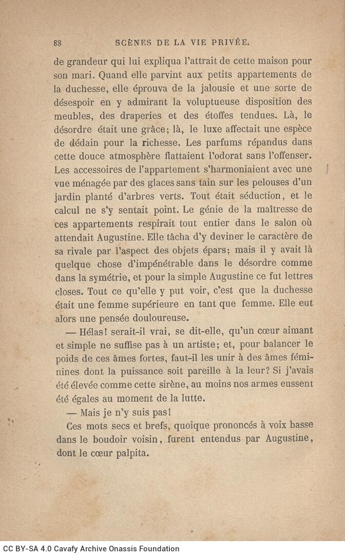 18.5 x 12 cm; 6 s.p. + 322 p. + 3 s.p., price of the book “Un franc” on the front cover, l. 1 bookplate CPC on recto, l. 